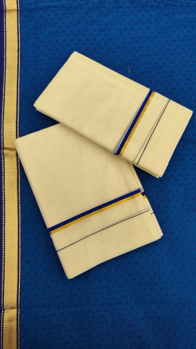 Blue & Gold - Premium Puliyilakkara SS
