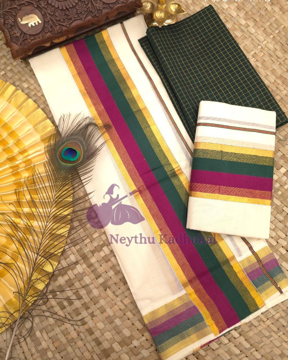 DarkGreen & Purple - Kara With Kasav SM - view 1