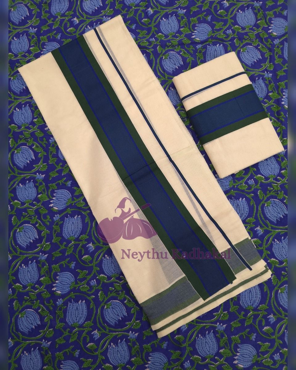 Blue and Dark Green - Kattikara SM