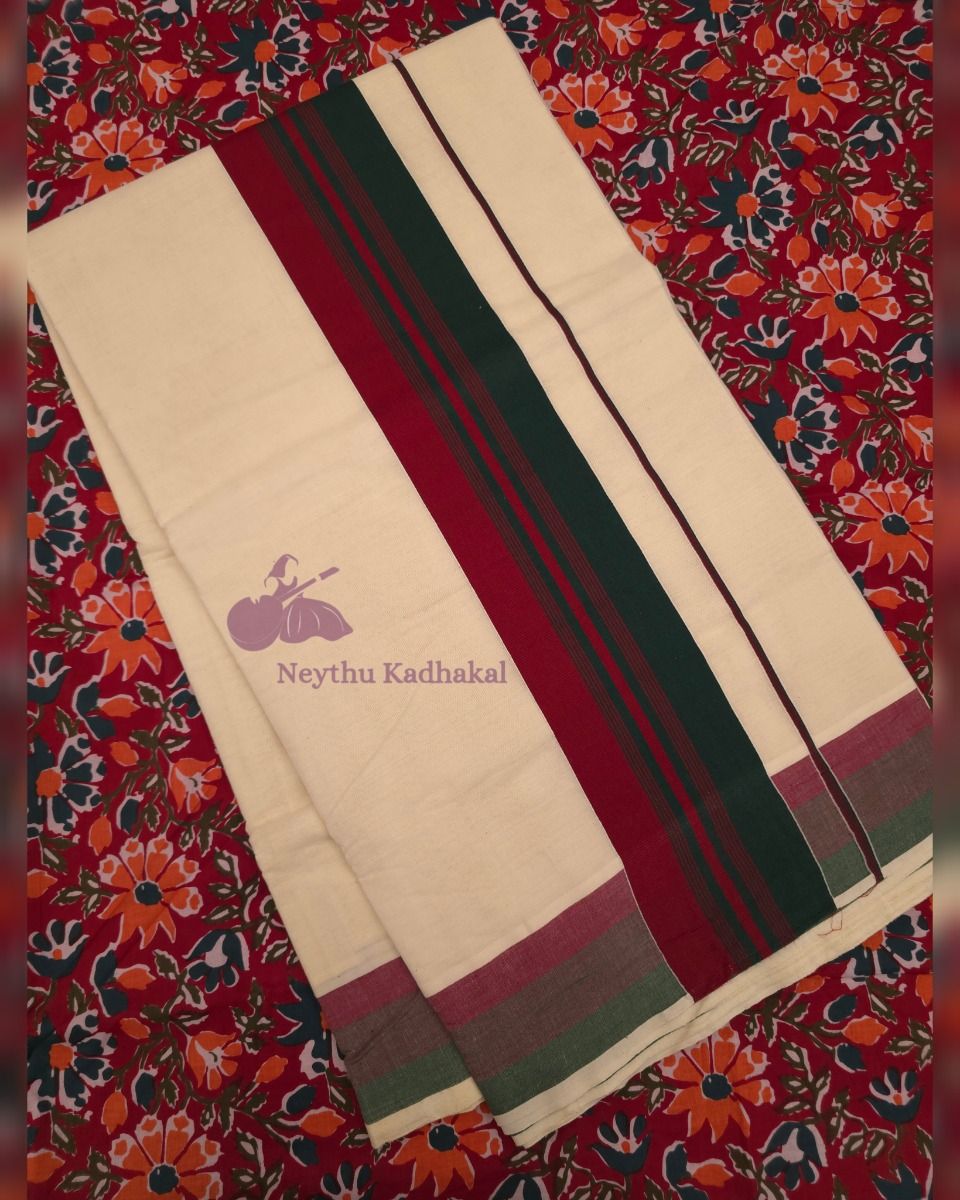 DarkGreen & Maroon - Kattikara SS