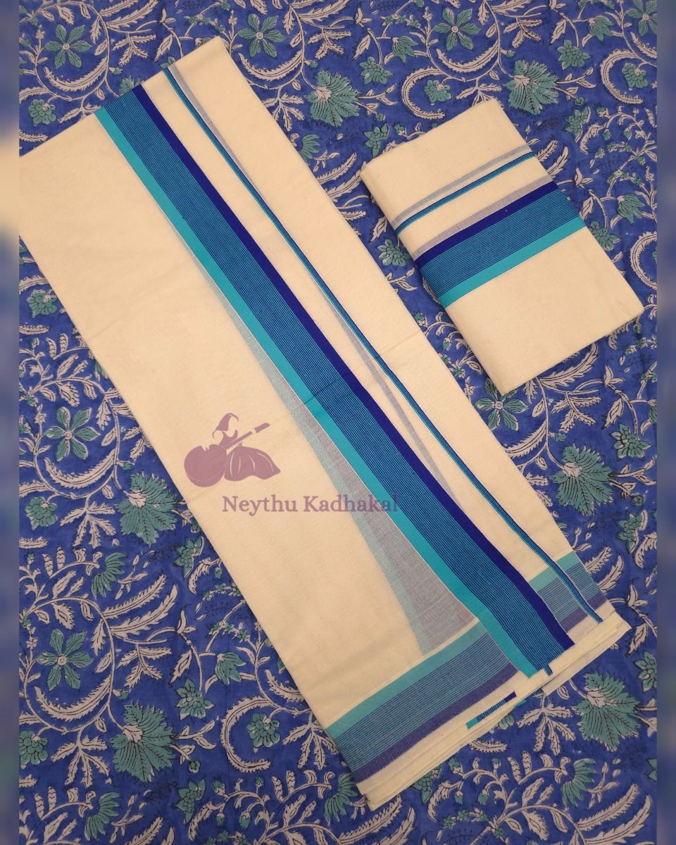 2 Inch - RoyalBlue & SkyBlue - Kattikara SM thumbnail 2