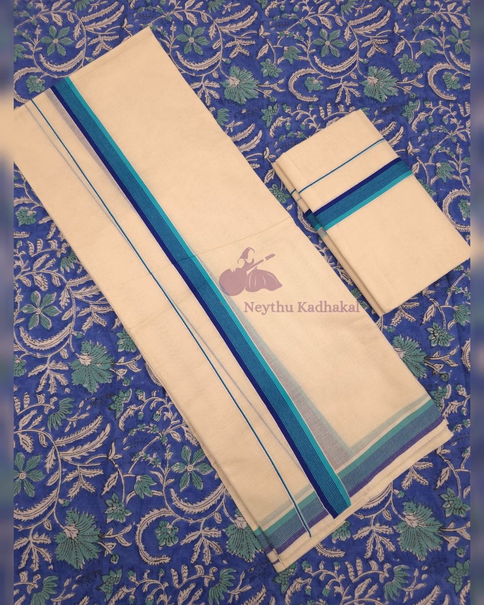 1 Inch - Blue & SkyBlue - Kattikara SM