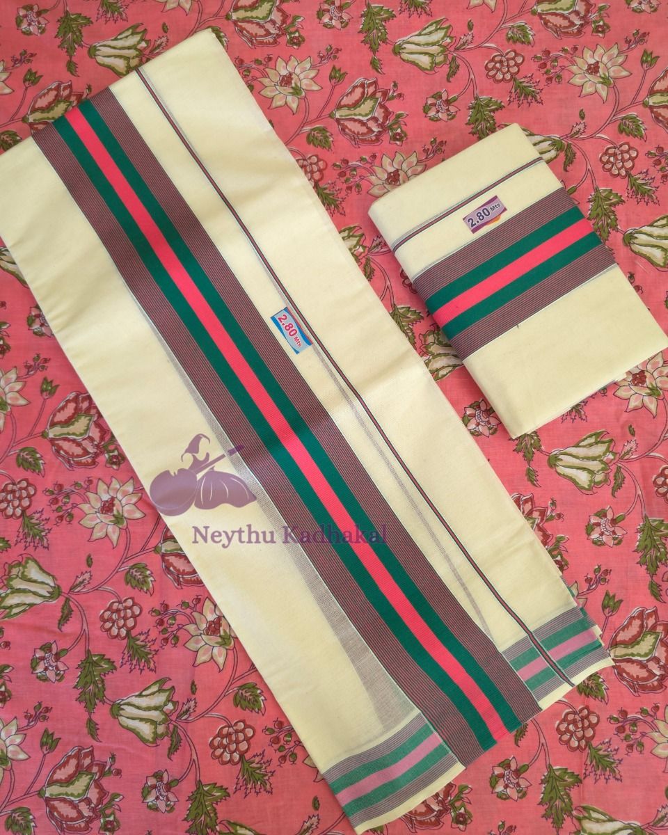 Pink & DarkGreen - Kattikara SM
