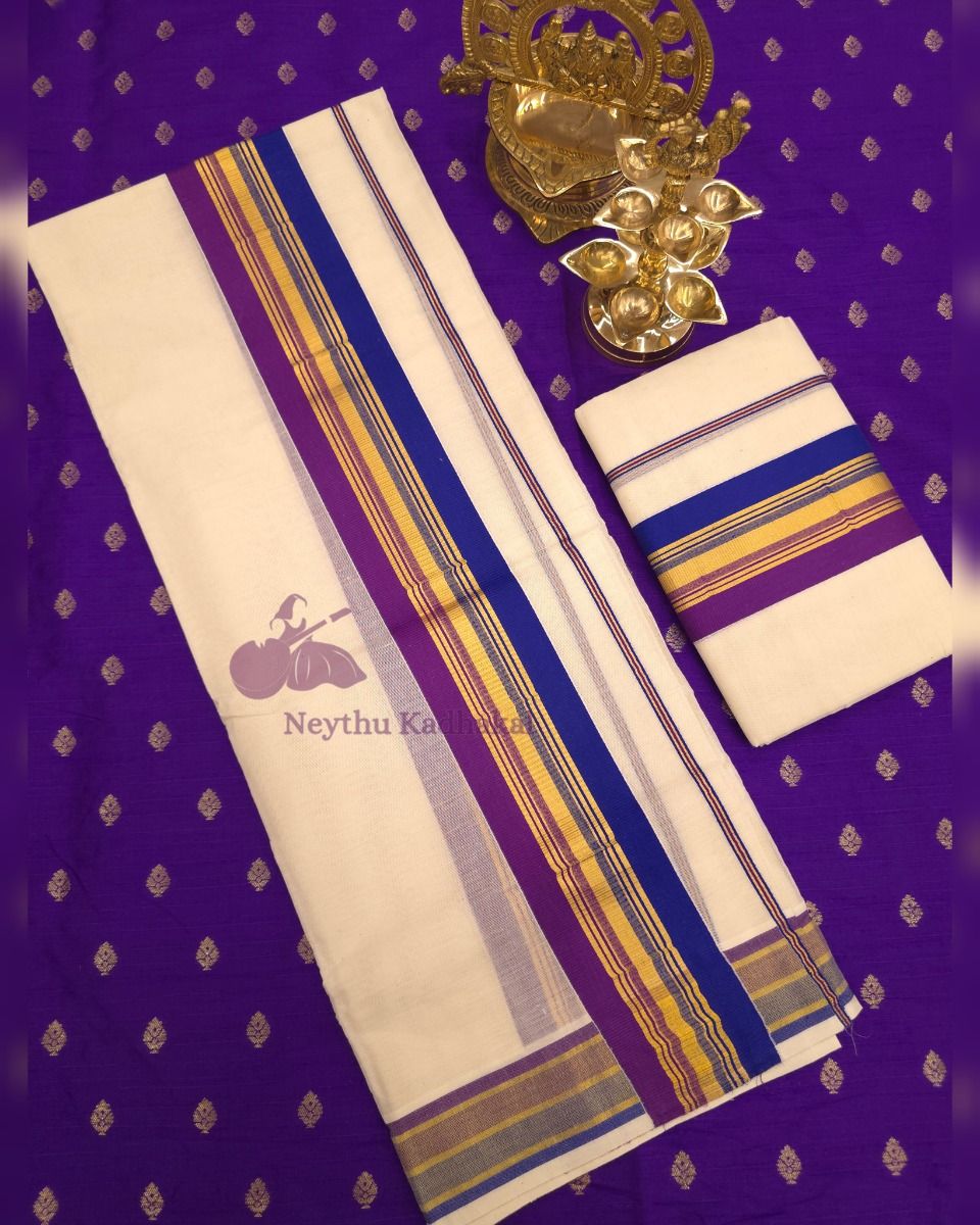 Royal Blue & Purple - Kara With Kasav