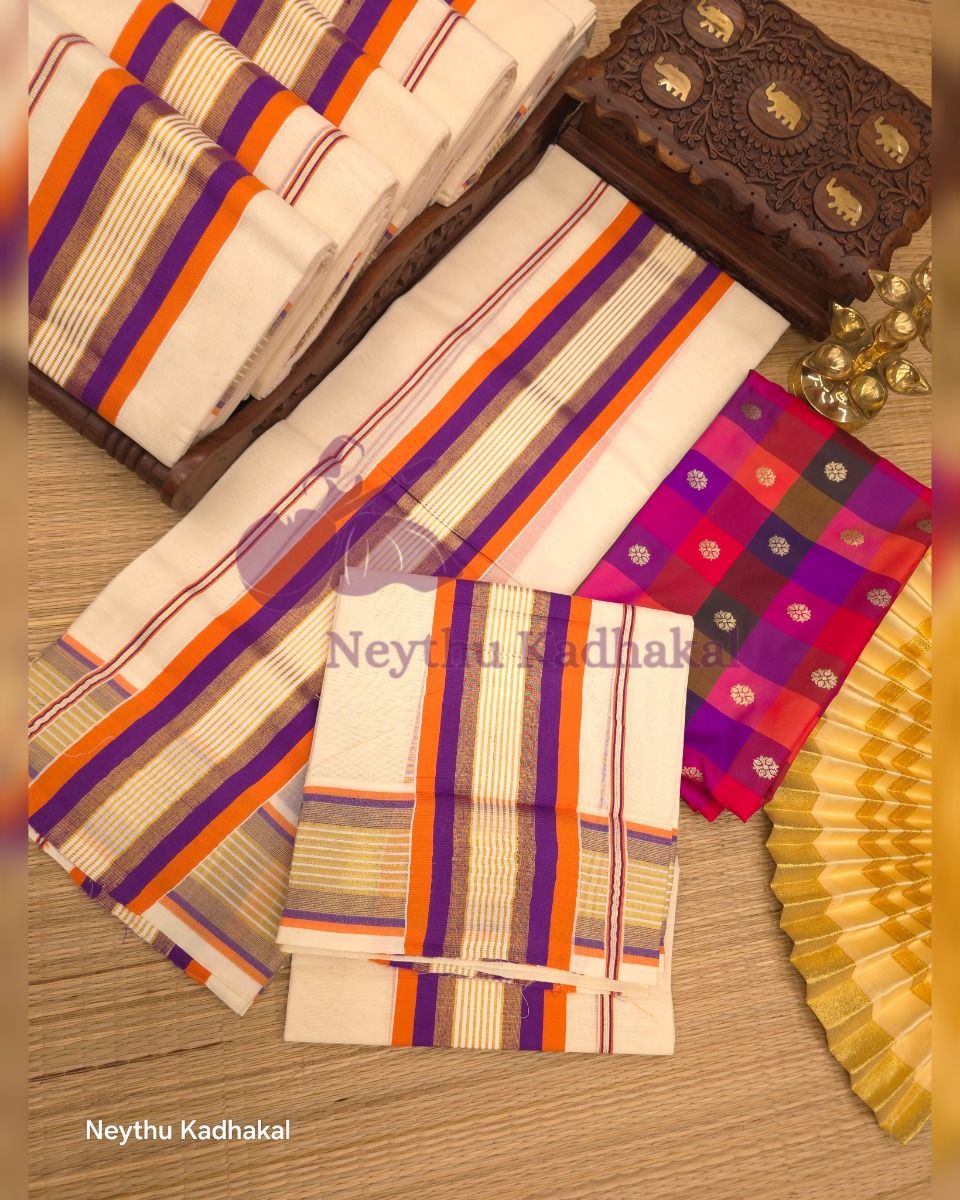 Purple & BrightOrange - Kara With Kasav-SM