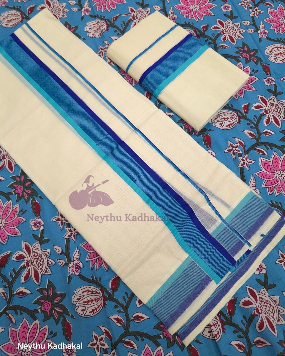 2 Inch - RoyalBlue & SkyBlue - Kattikara SM thumbnail 3