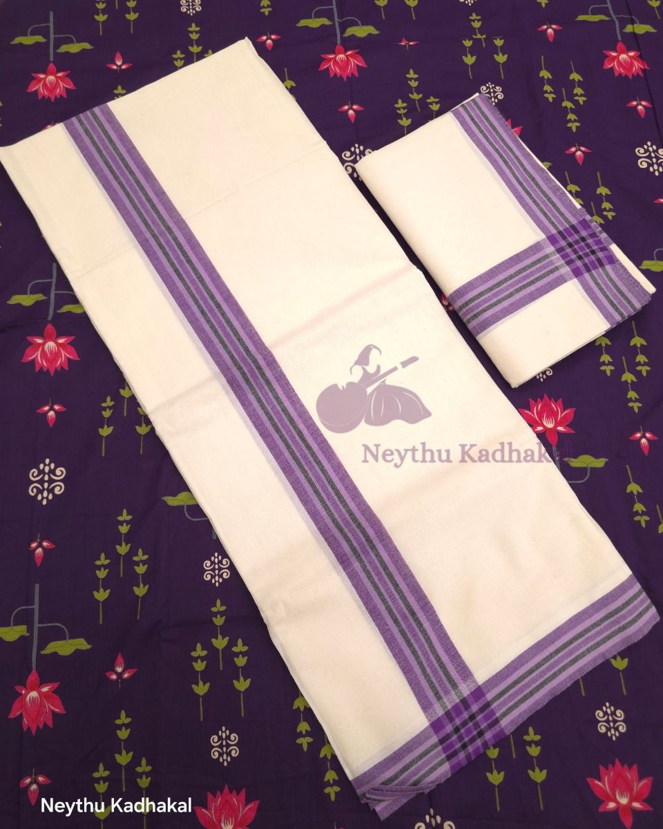 Chemandhikkara 2 inch - Violet With Blacklines