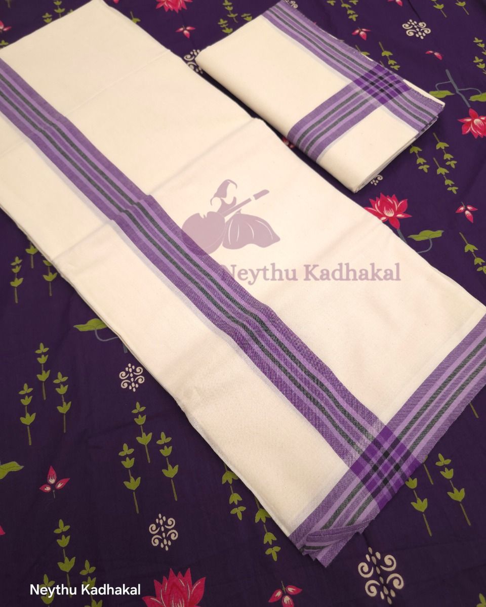 Chemandhikkara 2 inch - Violet With Blacklines thumbnail 2