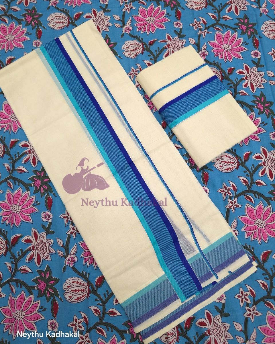 2 Inch - RoyalBlue & SkyBlue - Kattikara SM thumbnail 4