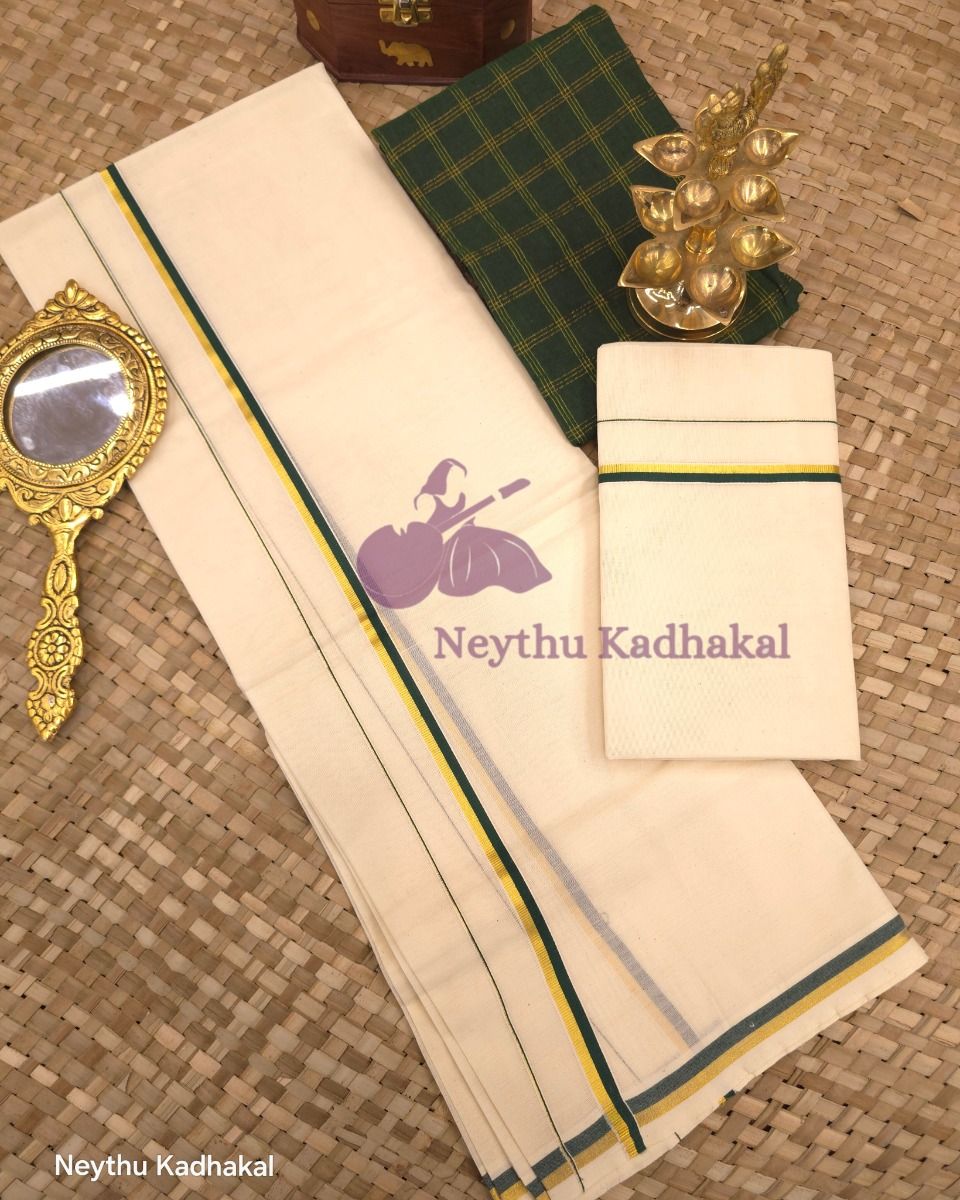 Green & Gold - Puliyilakara Premium SM thumbnail 2