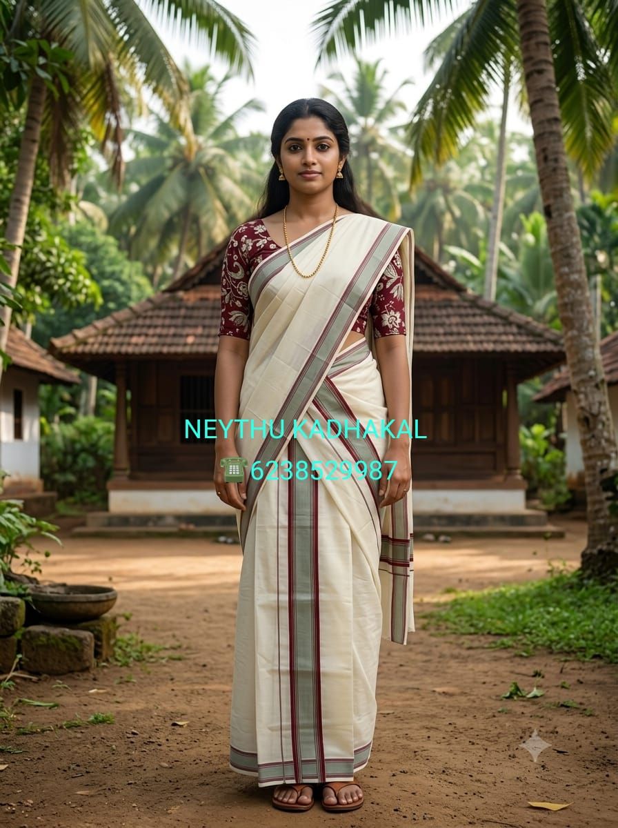 Slight Grey & Meroon - Manthikkara thumbnail 2